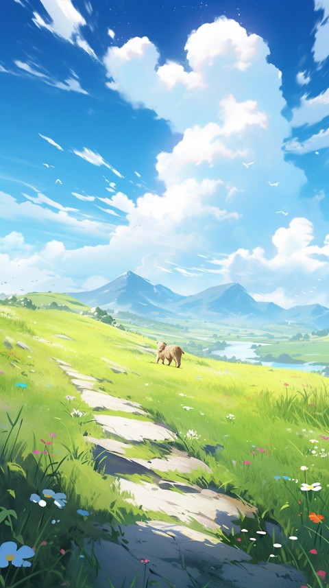 Anime Nature Landscape Peaceful Aesthetic Calming (965)