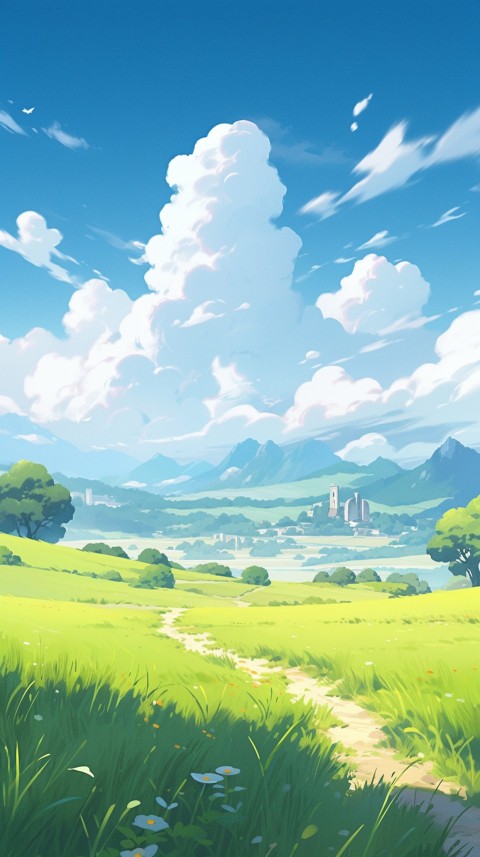 Anime Nature Landscape Peaceful Aesthetic Calming (954)