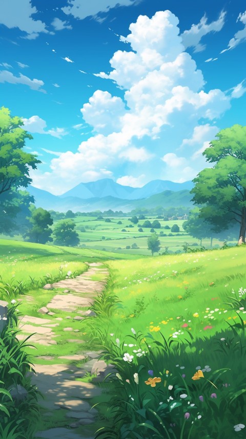 Anime Nature Landscape Peaceful Aesthetic Calming (1007)