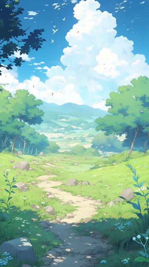 Anime Nature Landscape Peaceful Aesthetic Calming (1042)