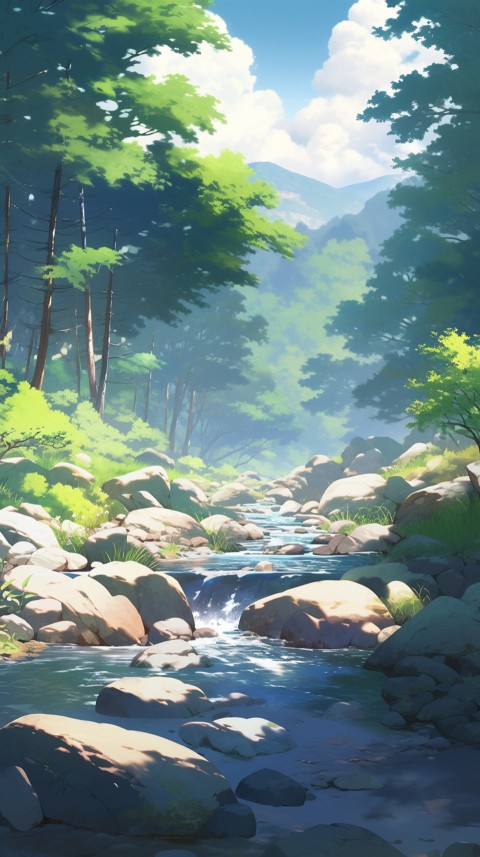 Anime Nature Landscape Peaceful Aesthetic Calming (1023)