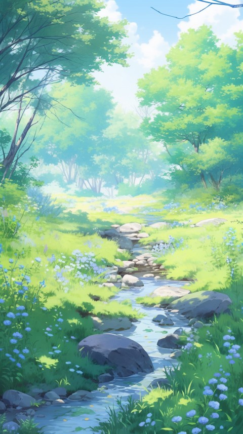 Anime Nature Landscape Peaceful Aesthetic Calming (1027)