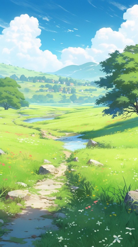 Anime Nature Landscape Peaceful Aesthetic Calming (1020)