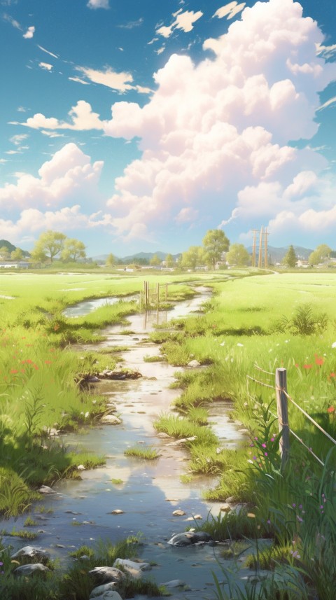 Anime Nature Landscape Peaceful Aesthetic Calming (1010)