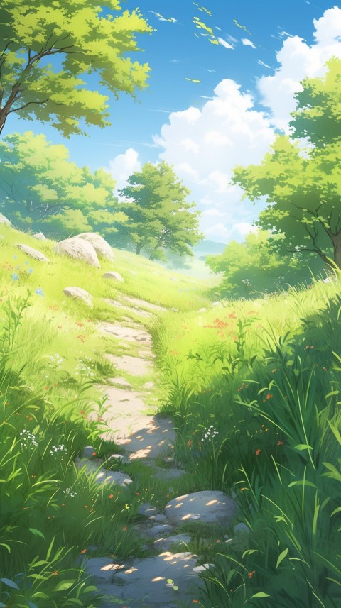 Anime Nature Landscape Peaceful Aesthetic Calming (1006)