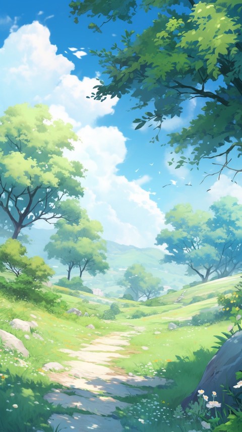 Anime Nature Landscape Peaceful Aesthetic Calming (1085)