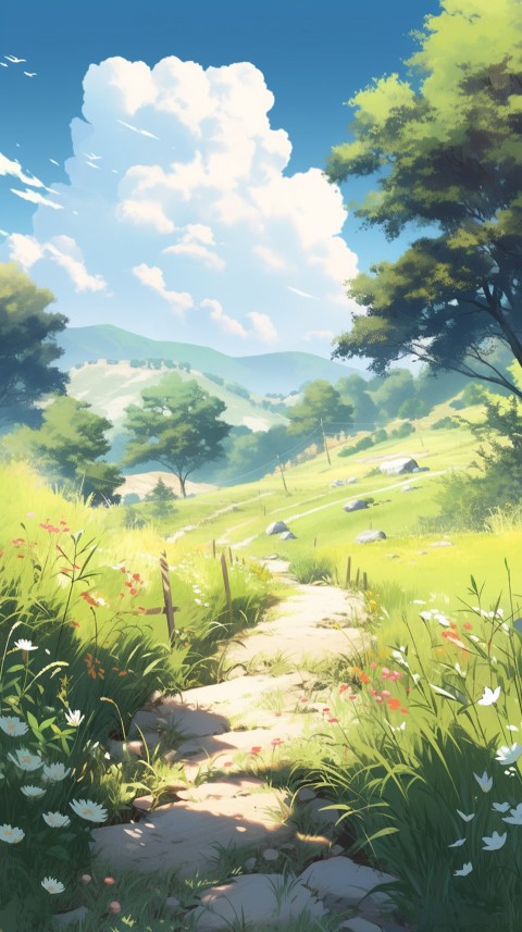 Anime Nature Landscape Peaceful Aesthetic Calming (1073)