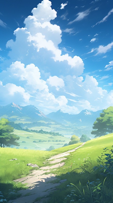 Anime Nature Landscape Peaceful Aesthetic Calming (1068)