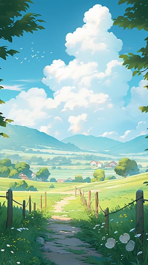 Anime Nature Landscape Peaceful Aesthetic Calming (1082)