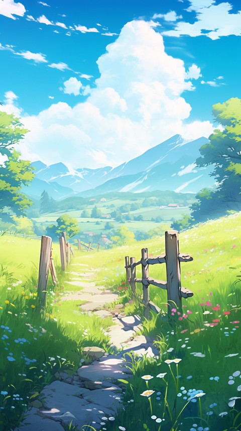 Anime Nature Landscape Peaceful Aesthetic Calming (1090)
