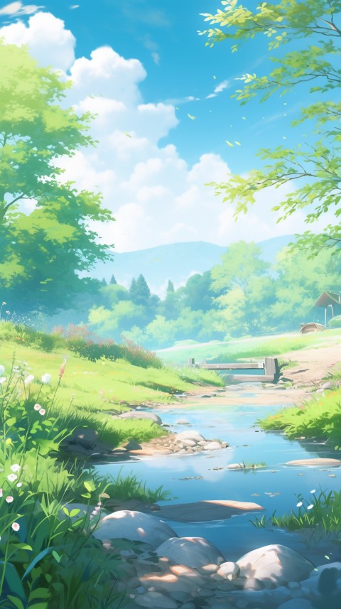 Anime Nature Landscape Peaceful Aesthetic Calming (1087)