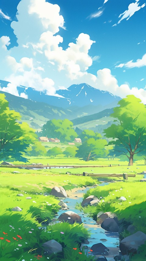Anime Nature Landscape Peaceful Aesthetic Calming (1072)