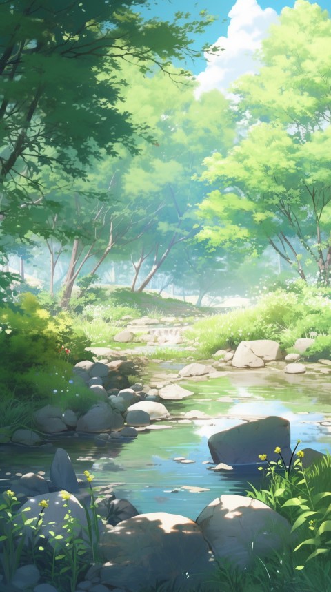 Anime Nature Landscape Peaceful Aesthetic Calming (1081)
