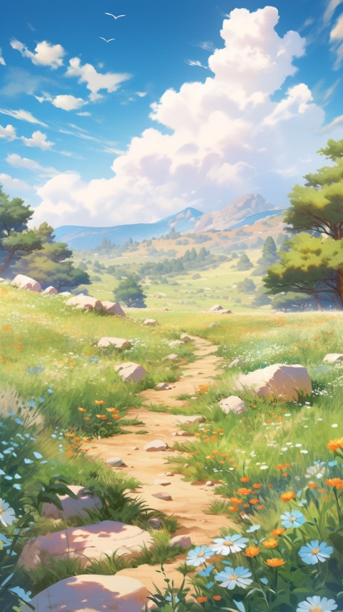 Anime Nature Landscape Peaceful Aesthetic Calming (1064)