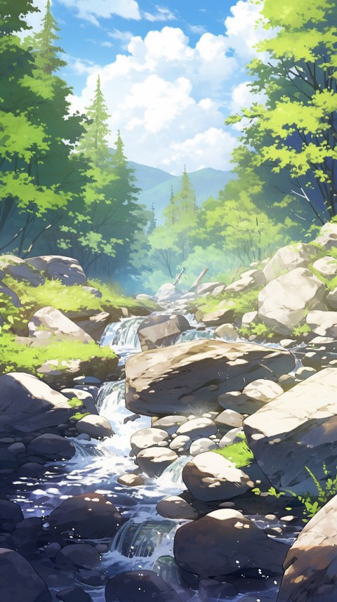 Anime Nature Landscape Peaceful Aesthetic Calming (1084)