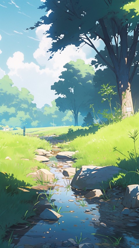 Anime Nature Landscape Peaceful Aesthetic Calming (1077)