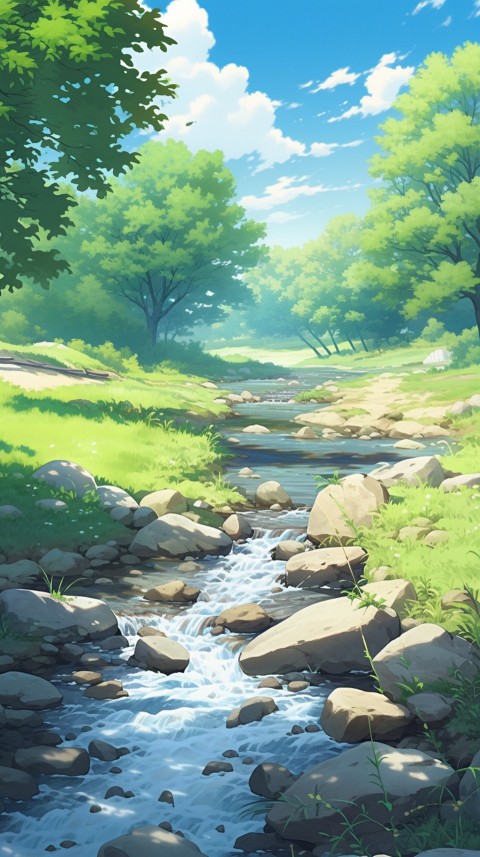 Anime Nature Landscape Peaceful Aesthetic Calming (1053)