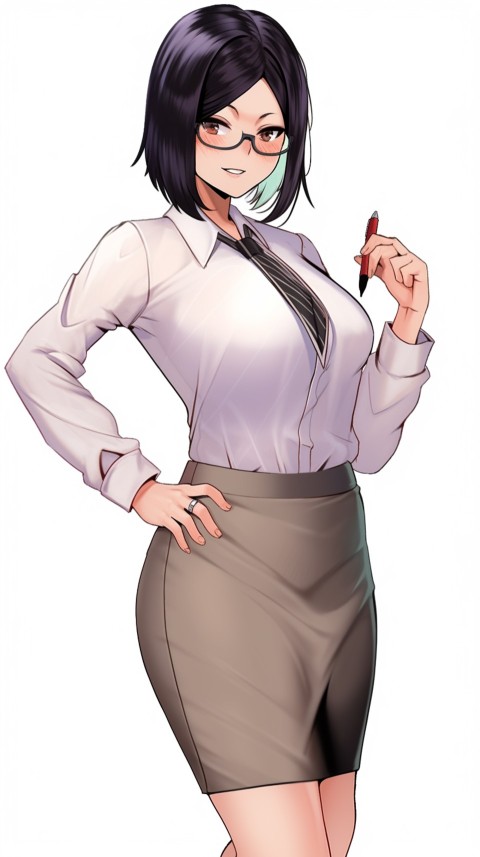 High School Anime Cute Women Teacher (21)
