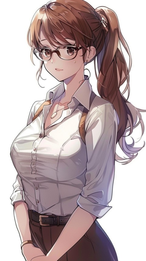 High School Anime Cute Women Teacher (45)