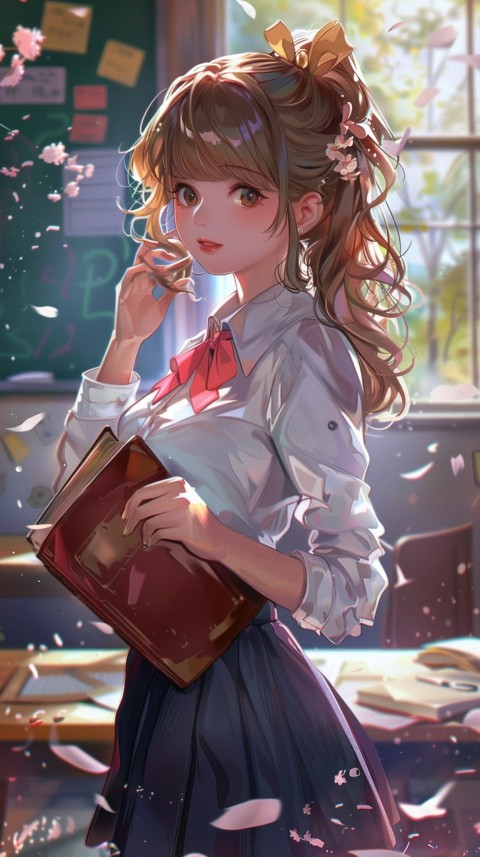 High School Anime Cute Women Teacher (33)