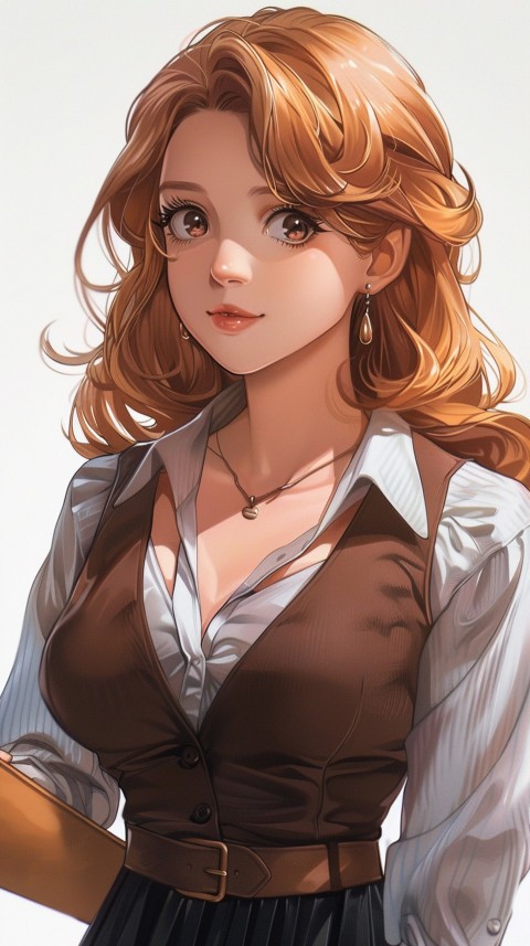 High School Anime Cute Women Teacher (11)