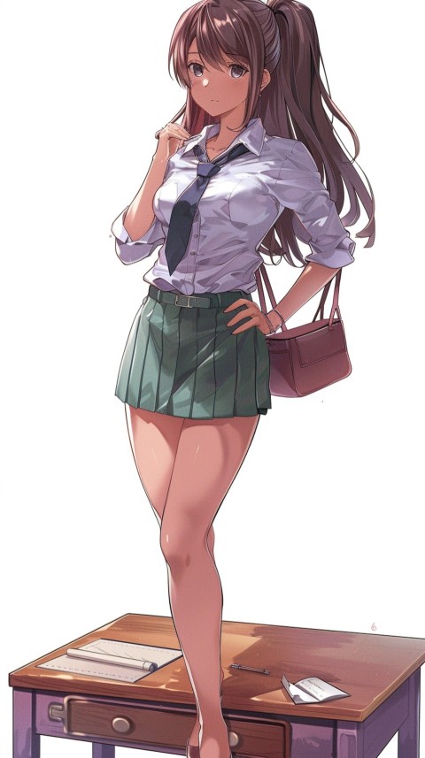 High School Anime Cute Women Teacher (94)