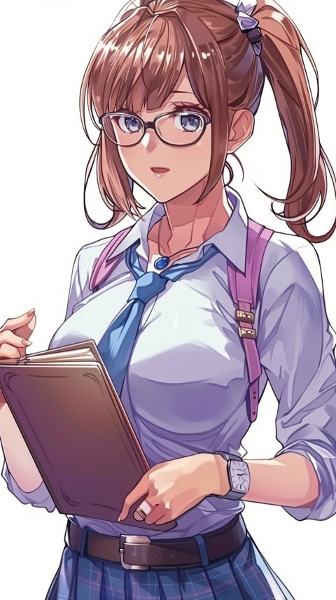 High School Anime Cute Women Teacher (91)