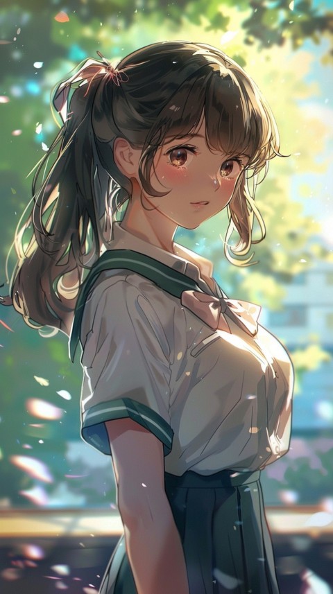 High School Anime Cute Women Teacher (63)