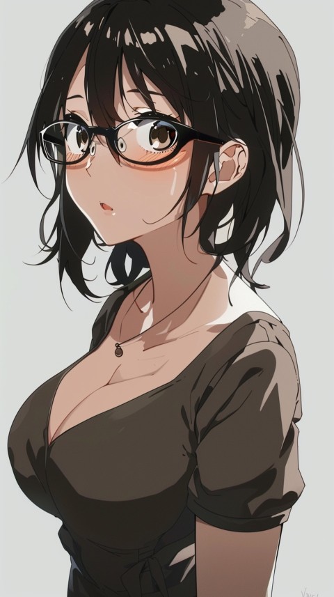 High School Anime Cute Women Teacher (140)