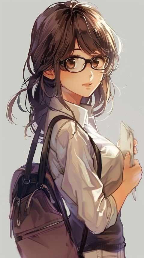High School Anime Cute Women Teacher (132)