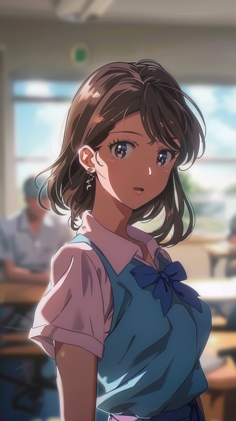 High School Anime Cute Women Teacher (119)