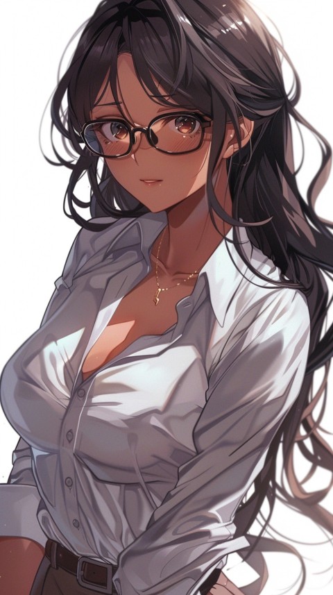 High School Anime Cute Women Teacher (137)