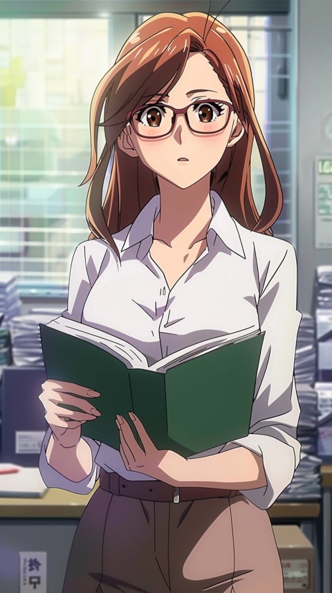 High School Anime Cute Women Teacher (129)