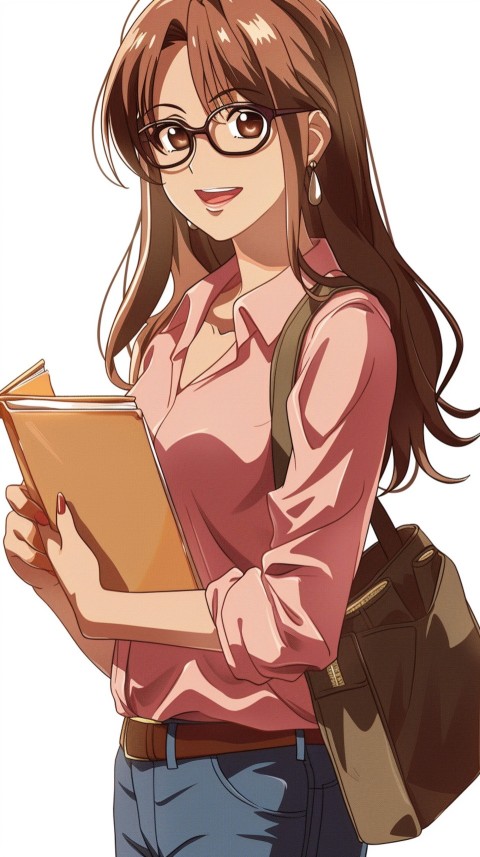 High School Anime Cute Women Teacher (104)