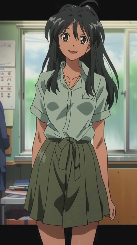 High School Anime Cute Women Teacher (162)
