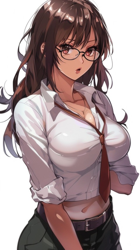 High School Anime Cute Women Teacher (168)