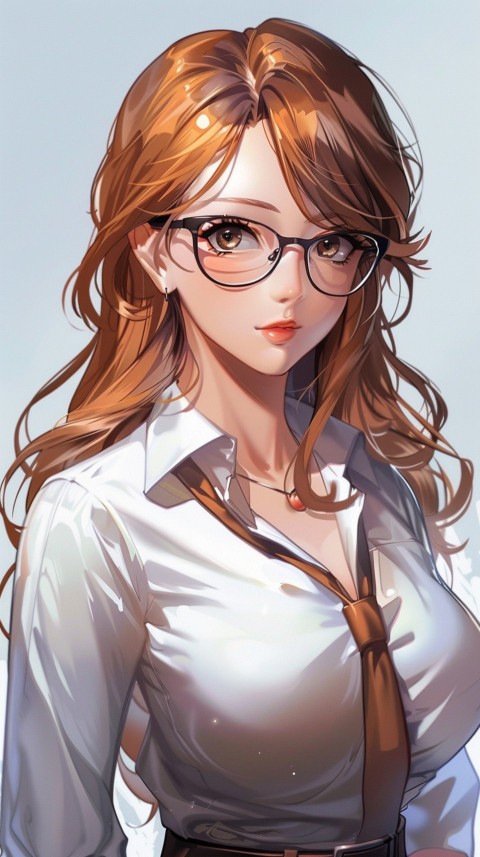High School Anime Cute Women Teacher (175)
