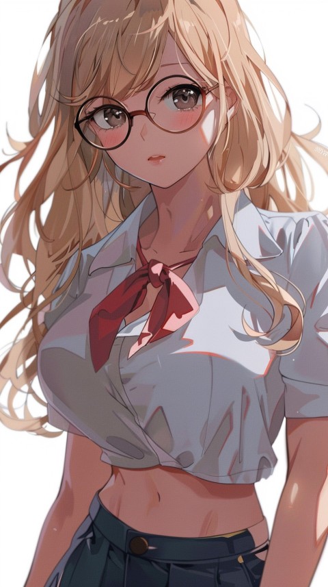 High School Anime Cute Women Teacher (190)