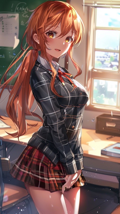 High School Anime Cute Women Teacher (151)