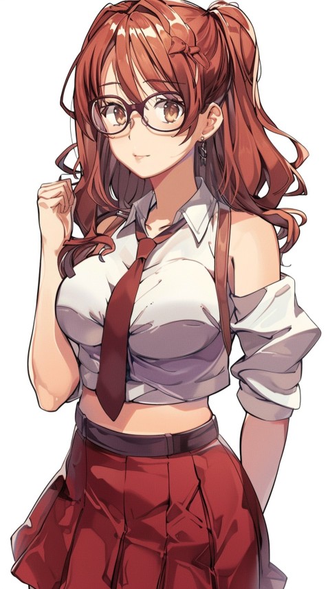 High School Anime Cute Women Teacher (211)