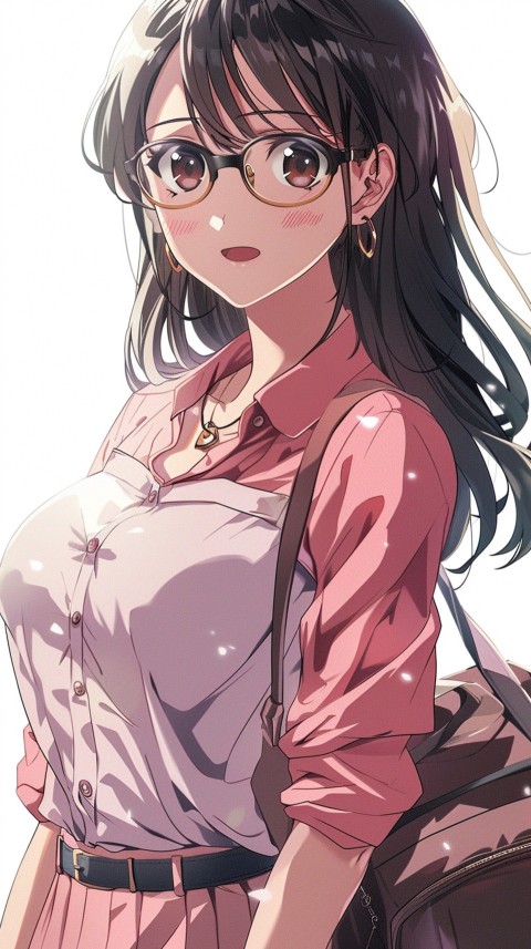 High School Anime Cute Women Teacher (230)