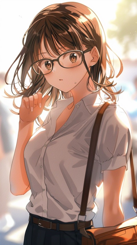 High School Anime Cute Women Teacher (209)