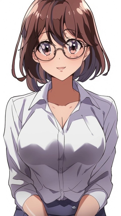 High School Anime Cute Women Teacher (253)