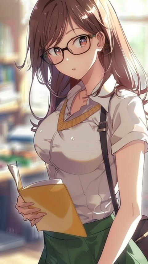 High School Anime Cute Women Teacher (293)