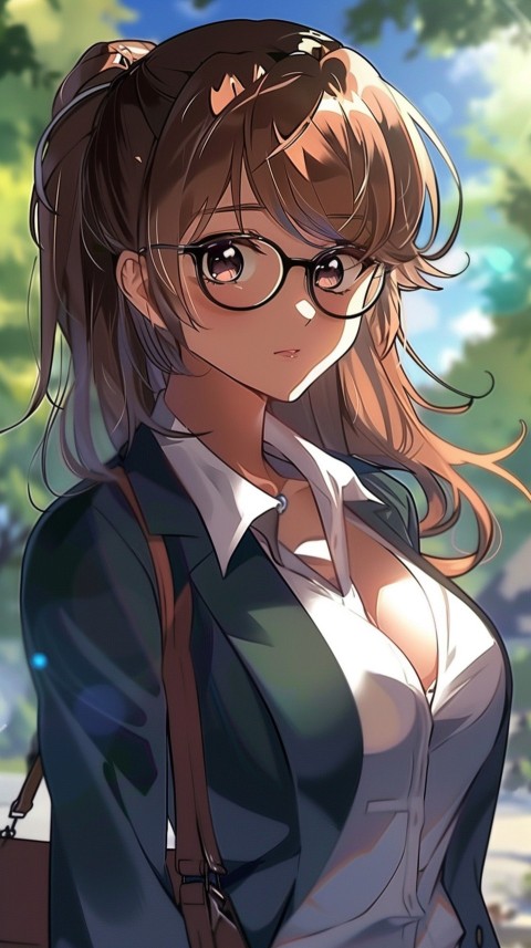 High School Anime Cute Women Teacher (268)