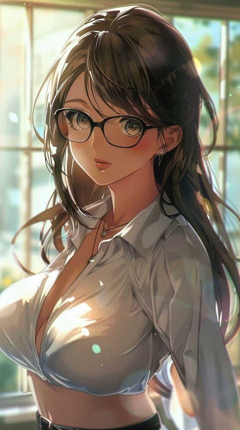 High School Anime Cute Women Teacher (291)