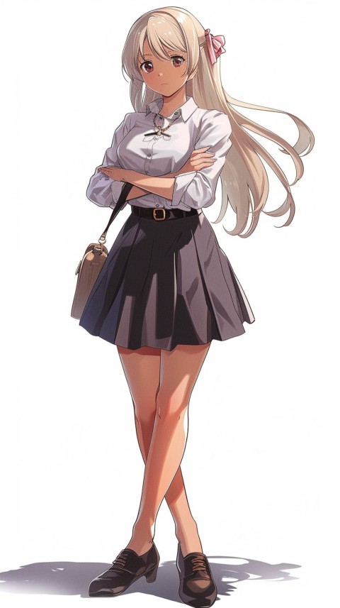 High School Anime Cute Women Teacher (324)