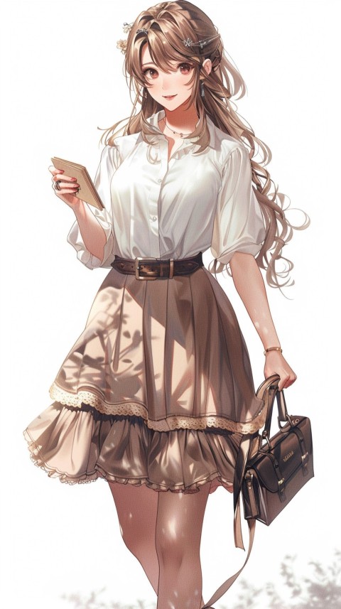 High School Anime Cute Women Teacher (327)