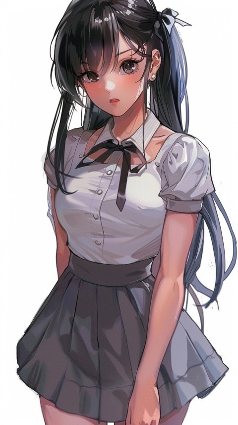 High School Anime Cute Women Teacher (350)