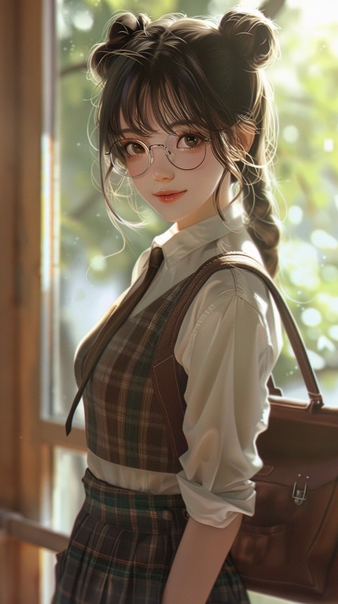 High School Anime Cute Women Teacher (321)